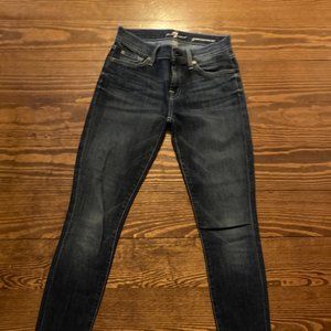 7 For All Man Kind  Women's Jeans Medium Wash Medium Rise Skinny Size 26